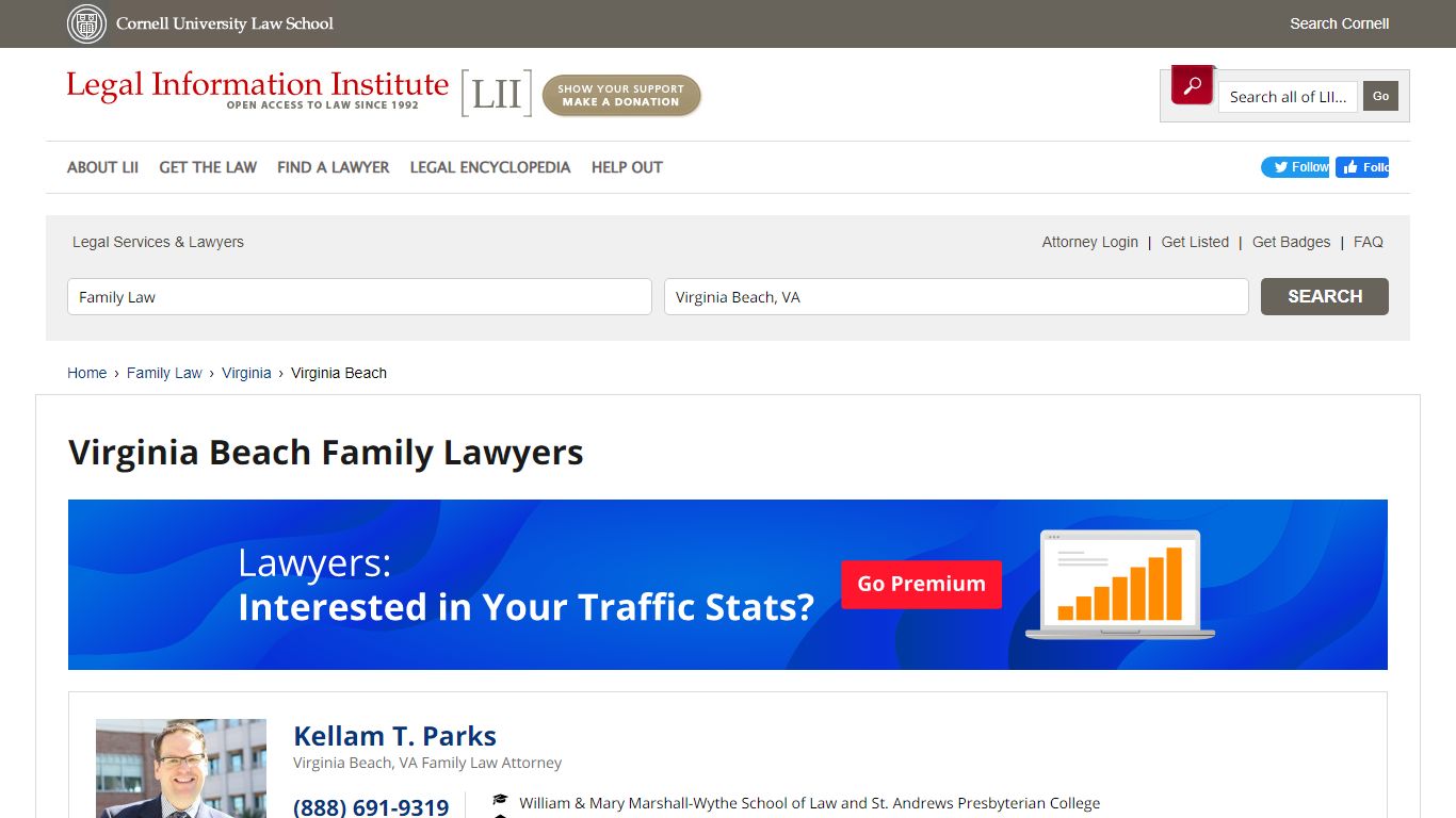 Virginia Beach Family Lawyers - Cornell University