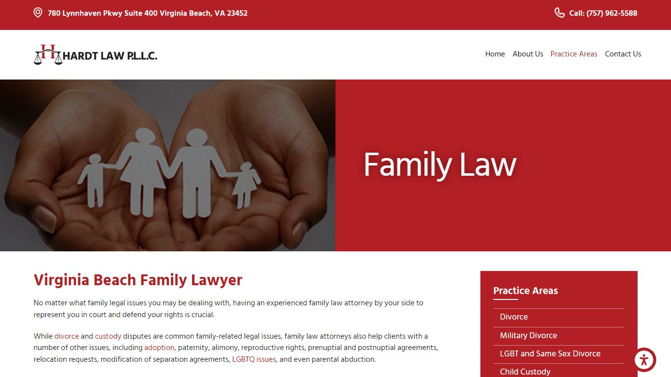 Family Law - Hardt Law - Virginia Beach Family Law Attorney